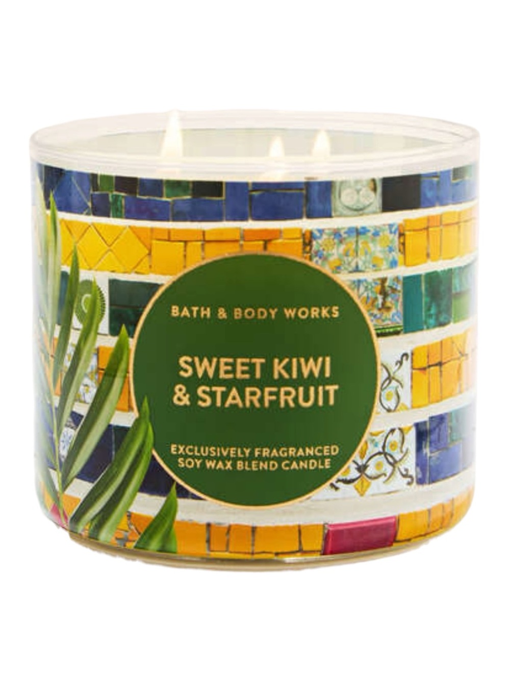 Bath & Body Works New Sweet Kiwi and Starfruit 3 Wick Candle